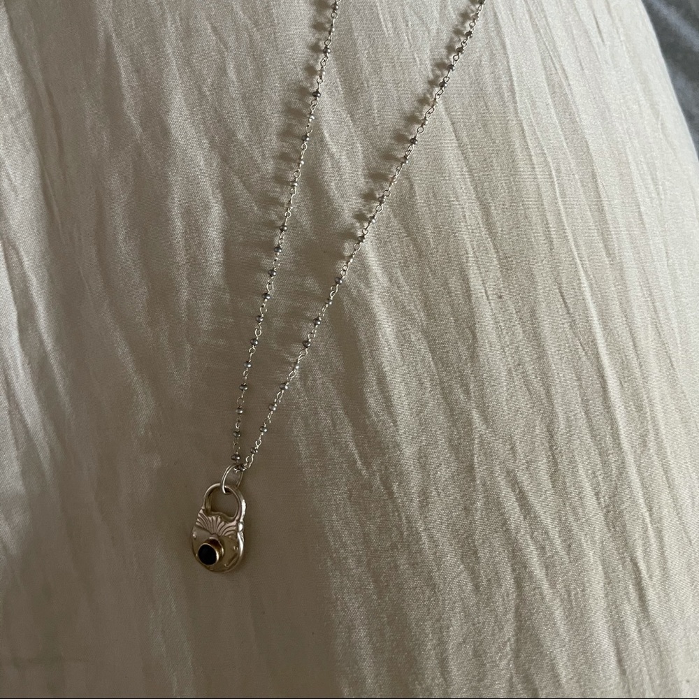 ONE OF A KIND DESIGNER STERLING SILVER NECKLACE 💜